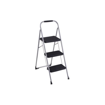 COSCO Cosco Steel 3 Step Stool Ladder with Rubber Hand Grip, Type III 11408PBL1E